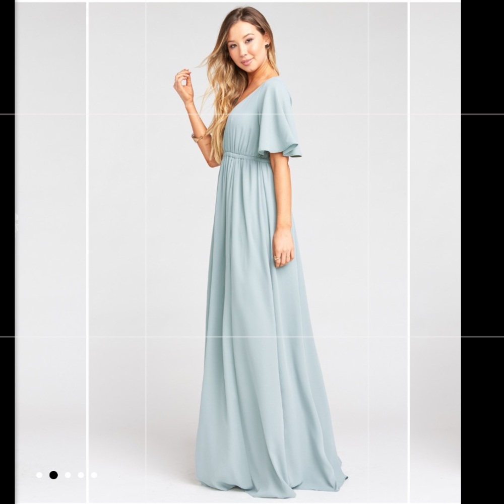 Show me Your Mumu Emily Maxi Maternity Shoot Dress
